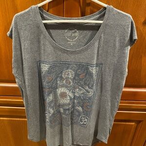 Lucky Brand Gray Graphic T-Shirt